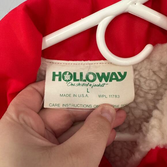 Vintage Holloway Button Down Jacket Men's Size Large United Mine Workers Union - Picture 5 of 7